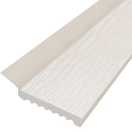 Randall Manufacturing Co., Inc | Garage Door Weatherstrip Door Seal | 7 Feet | Dual Vinyl | for Top or Sides | White | for All Types of Garage Doors | Seals Out Drafts | (Extra Wide White)