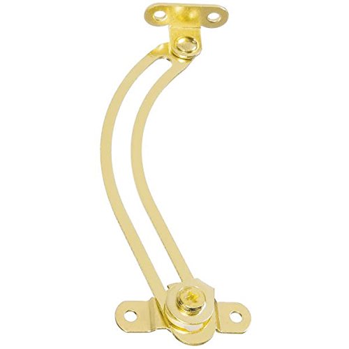 Support de couvercle en laiton brillant pour sécuriser les coffres à jouets, N208-652 pack de 5