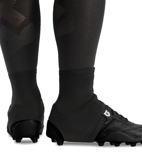 Gridiron Gladiator guêtres couverture crampons noir grand