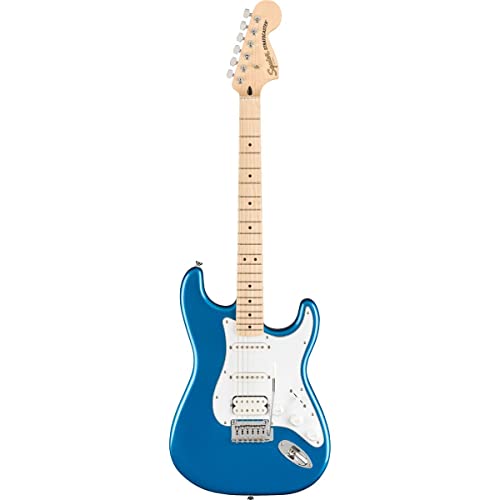 Squier by Fender Affinity Series Stratocaster Pack, HSS, Maple Fingerboard, Lake Placid Blue