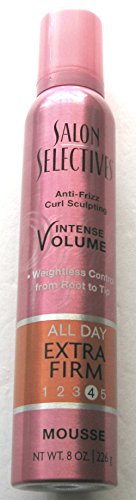 Salon Selectives Anti-Frizz All-Day Intense Volume Mousse 8 oz