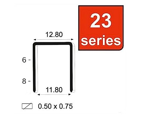 Image of Kaymo ST2308 Staples - 8mm, 23 Series Staples (20,000 pins) for Upholstery and Fabric Attachment