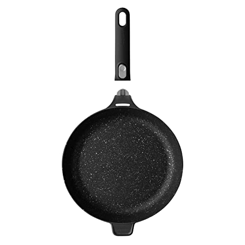 Berghoff GEM Non-Stick Cast Aluminum Frying Pan 11" 2.5 qt. Stay-Cool Detachable Handle Ferno-Green PFOA-Free Induction Cooktop Fast Heating Oven Safe - Image 7