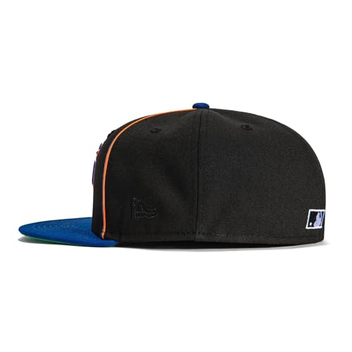 Gorra New Era New York Mets Negra y Azul Royal 59Fifty miniatura 3