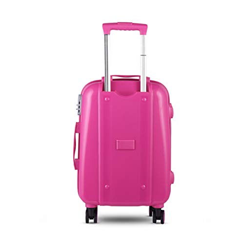 Image of Giordano Polycarbonate Hardsided Cabin Luggage (20 inch / Burgundy)