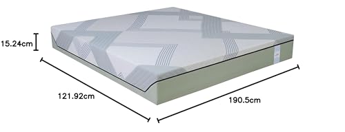 Image of Springtek Supernova Premium Hybrid Latex Mattress Double Size 75x48 | Medium Firm 6 Inches 100% Natural GOLS Certified Pincore Dunlop Latex Mattresses | 3 Layer HD Foam Orthopedic Bed Gadda|75x48 Inch