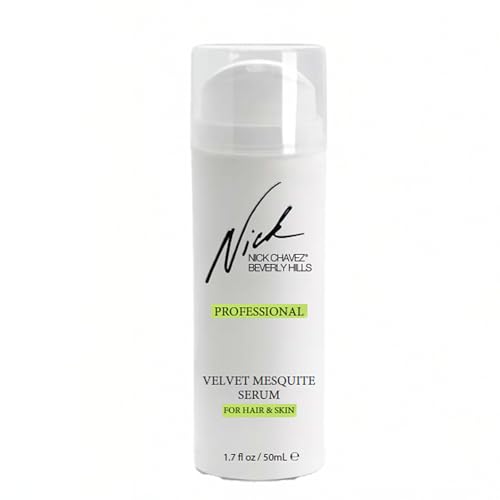 Nick Chavez Beverly Hills Professional Velvet Mesquite Serum for Hair and Skin - Premium Moisturizer Thicker and Stronger Hair - 1.7 fl oz