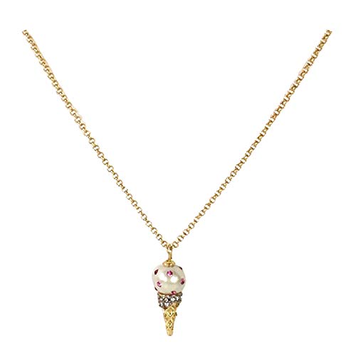 Kate Spade Carnival Nights Ice Cream Cone Pendant Necklace, Cream Multi