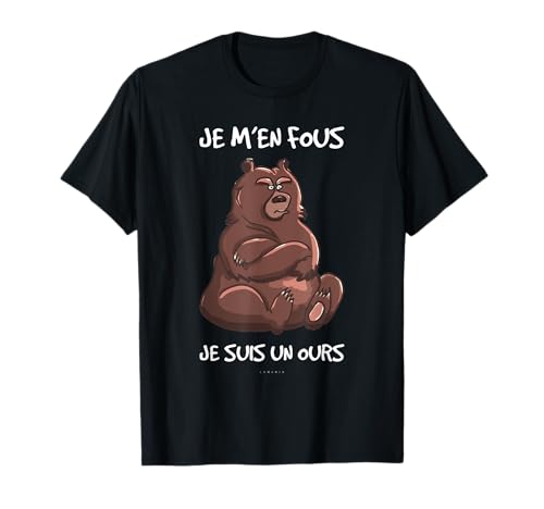 T-Shirts Animal Je suis Un Ours Humour Cadeau Humoristique T-Shirt