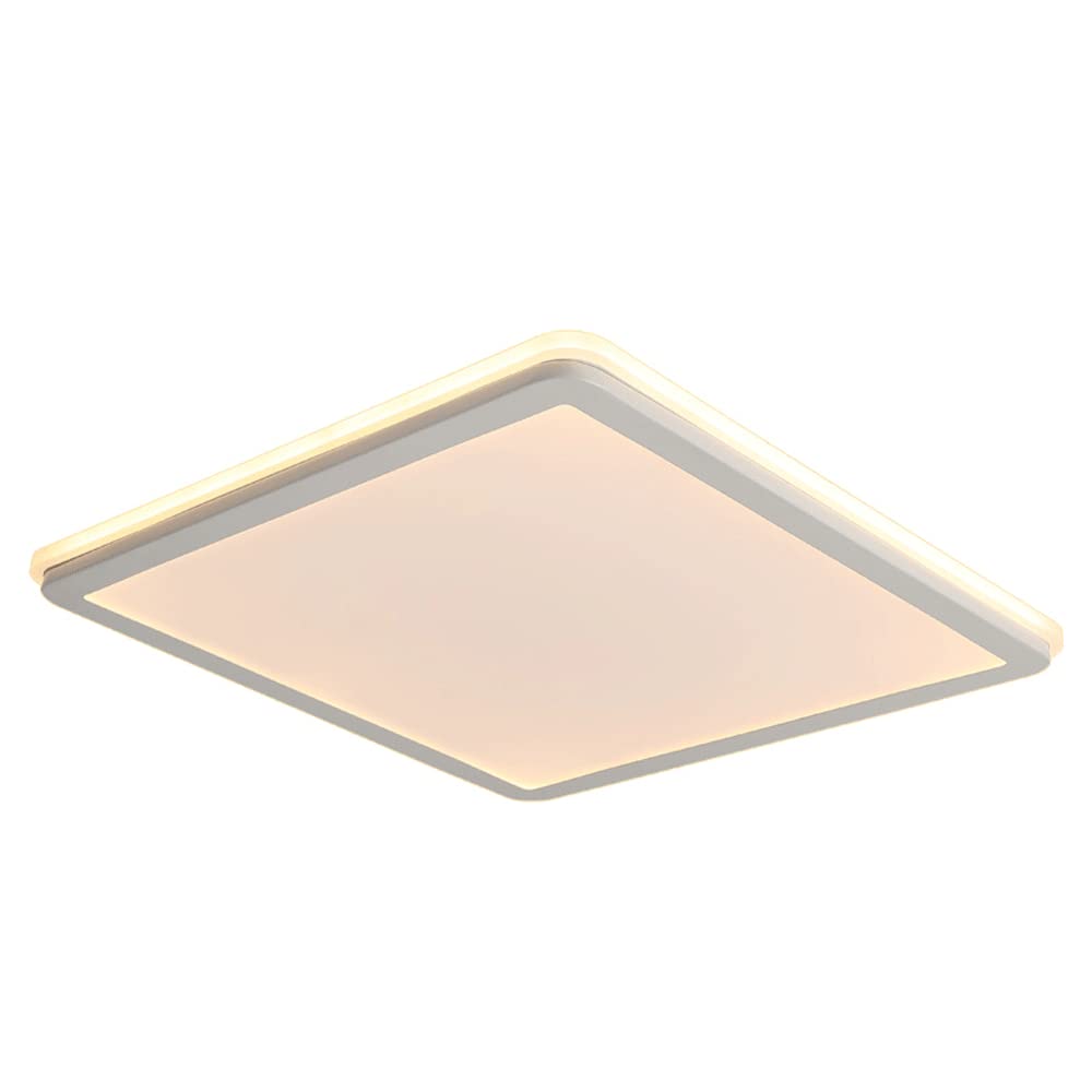 Lampara de techo con proteccion ocular y luz blanca 6000K de estilo nordico cuadrado