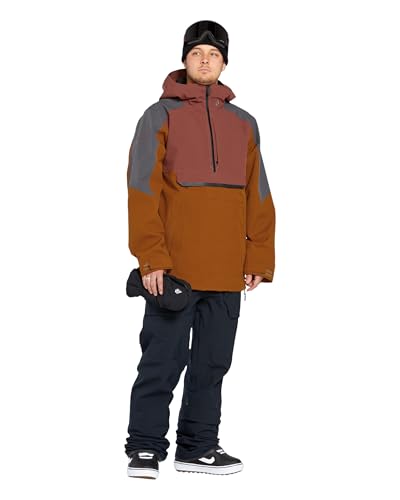 Image of Volcom Men's Brighton Pullover Anarok Hooded Snowboard Jacket