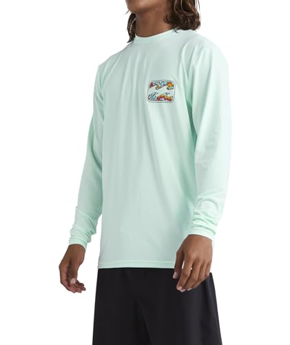 Billabong Men's Standard Crayon Wave Loose Fit Long Sleeve Rashguard3
