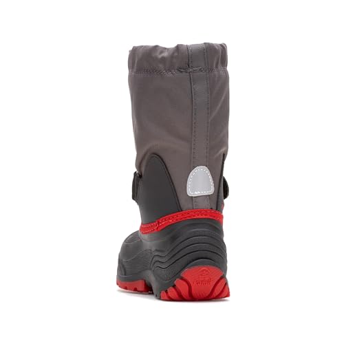 Kamik Kids Waterbug 5, Waterproof Winter Boots,Charcoal,9T3