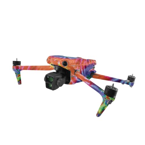 Image of MightySkins Skin Compatible with DJI Air 3 - Tie Dye Spiral | Protective, Durable, and Unique Vinyl Decal wrap Cover | Easy to Apply, Remove, and Change Styles