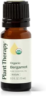 Bergamot Organic Essential Oil. 10 ml (3.3 oz). 100% Pure, Undiluted.