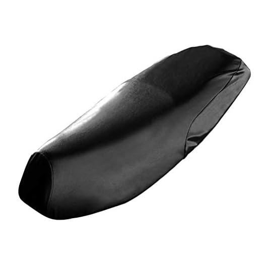 Vosarea Asientos de Motocicleta de Ciclismo Cubre Asiento Almohadilla de Cuero Impermeable Asiento de la Silla de Montar Suave Amortiguador (Negro)