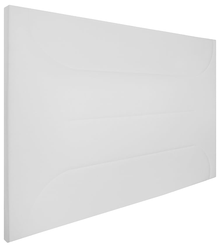 HOGAR24 ES | Cabecero Tapizado Jade | Cabezal de Cama Acolchado | Tapizado en Polipiel de Alta Gama | Color Blanco | Medida: 140x110x5 cm (Cama 135/140 cm)