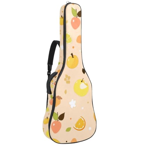Sac pour guitare acoustique antichoc et étanche à rangements intégrés