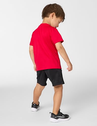 Image of Nike Boys' Dri-FIT Sportswear T-Shirt and Mesh Shorts 2-Piece Outfit Set