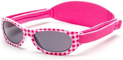 Kiddus Baby Sunglasses for Newborn Boys Girls Toddler. Age 0 months 2 years. UV400 100% UV Sun Filter Protection. Soft Adjustable Band