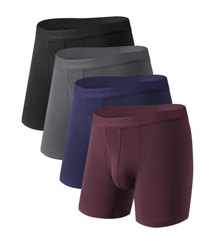 Calzoncillos bóxers suaves para hombre pack de ropa interior vintage de algodón