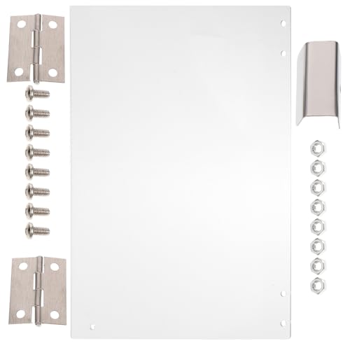 COLLBATH Popcorn Machine Doors Replacement Parts Popcorn Machine Panel Pvc Baffle Easy to Clean