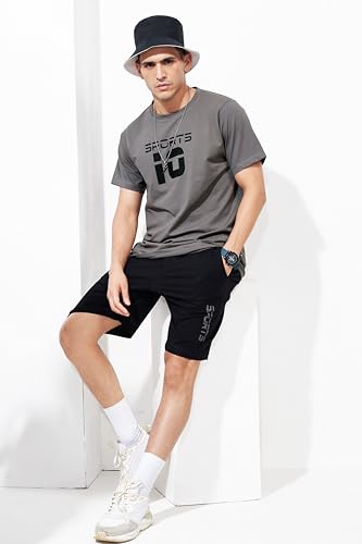 Image of WEET Cotton T-Shirt and Shorts Set for Men,Night Wear for Men,Men's Pyjama Set MCS143