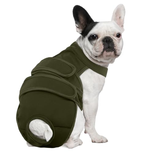 Image of Dog Diapers Female Reusable Washable Period Diaper with Suspender,Adjustable Dog Panties Anti-Harassment, Doggie Diapers for Incontinence, Heat Cycles, or Senior Dogs（XS-XL
