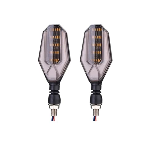 Clignotants à LED pour motos 12V orange avec feux ambre universels pour custom