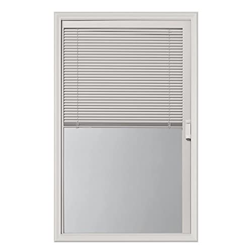 ODL Enclosed Blinds for Doors in Double Pane Tempered Clear Glass - Outer Frame Measurement 24