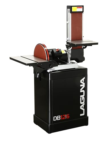 Laguna DB12|6 Sander 1.5 HP, 110 V, 1,725 RPM, 12 amp