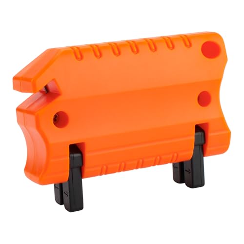 Sxkxm Lawn Mower Hand Sharpener SK-2 Reel Mower Blade Sharpener Manual Push Reel Lawn Mower Sharpener Handheld Grinding Tool for Home Garden Lawn Mower Maintenance (Orange)