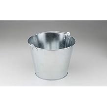IMC Metal Galvanized Ice Bucket | Large | Silver | 5-Quart | Perfect for Parties and Tailgates