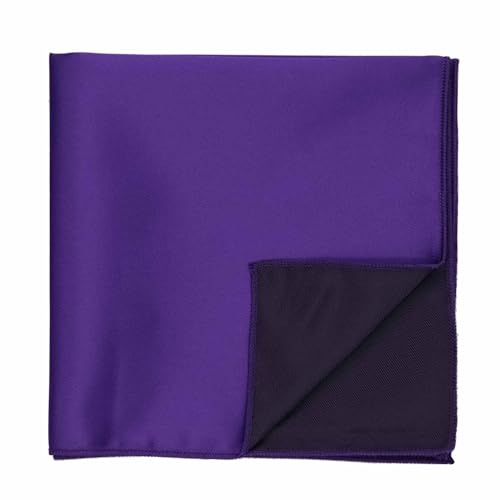 Image of tiemart Solid Color Pocket Squares for Men | For Suits, Perfect for Wedding Parties, 12 x 12 inch / 30 x 30 cm