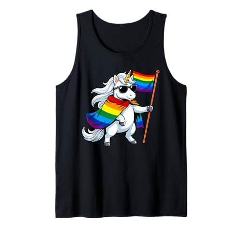 Unicorn LGBTQ Pride Month Tank Top