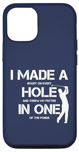 I Made A Hole in One �S���t �S���t���D�� �S���t�@�[ �j�� �������� �X�}�z�P�[�X iPhone 12/12 Pro �p