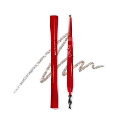 Image of Espoir The Brow Balance Pencil #6 Light Taupe | Eye Brow Pencil Quick and Easy to Draw without Clumping with Slim Triangle Shape| A Detailed and Rich Eyebrow Texture | Korean Eyebrow Makeup