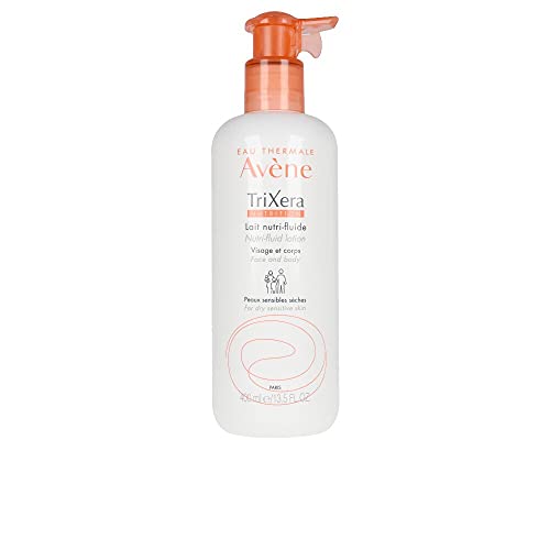 Avène Trixera Nutrition Nutri-Fluid Lotion, Ceramides, Pump 13.5 Fl Oz