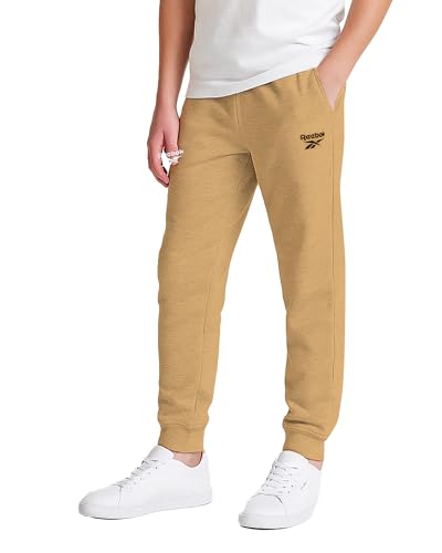 Reebok Boys Sweatpants - Soft Performance Fleece Boys Joggers Athletic Pants with Elastic Waist & Pockets (Sizes Run Small)