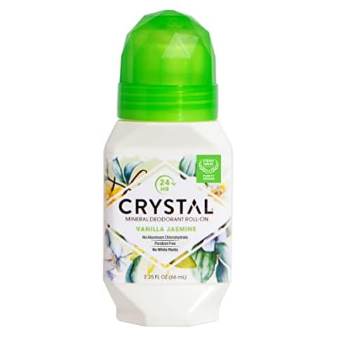 Crystal Mineral Deodorant Roll-On, Vanilla Jasmine, 2.25 fl oz Cover