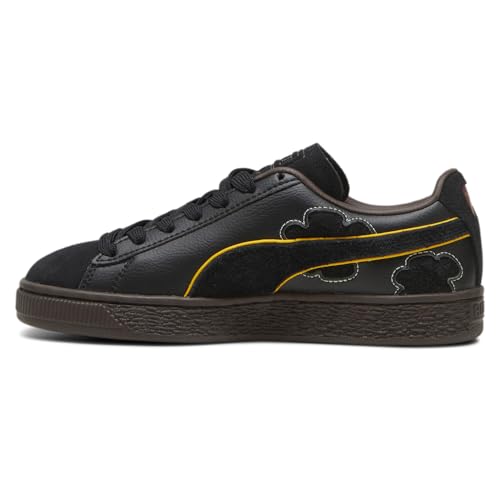 PUMA Kids Boys Suede 4 X Op Lace Up Sneakers Shoes Casual - Black3
