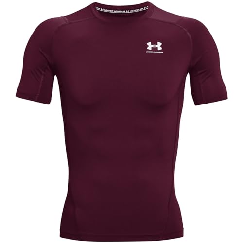 Image of Under Armour Men's UA HG Armour Comp SS Short Sleeve Functional Shirt Quick Dry T-Shirt with Compression Fit