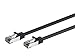 Monoprice Cat8 S/FTP Ethernet Network Cable - 2GHz, 40Gbps, PVC, 26AWG, 1 Feet, Black - Entegrade Series