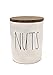 Rae Dunn by Magenta NUTS Canister with Wood Lid Very Rare