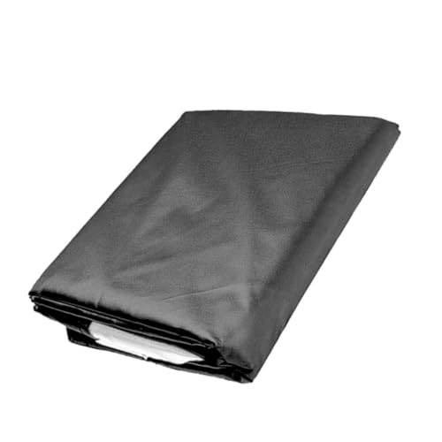 WWHJR Protector de alberca plegable para perros, redondo, protector de piscina para mascotas y niños, para uso al aire libre, color negro