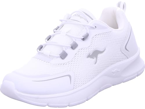 KangaROOS Damen K-NJ Stepper OS Sneaker, White/Vapor Grey, 41 EU KangaROOS Damen K-NJ Stepper OS Sneaker, White/Vapor Grey, 41 EU
