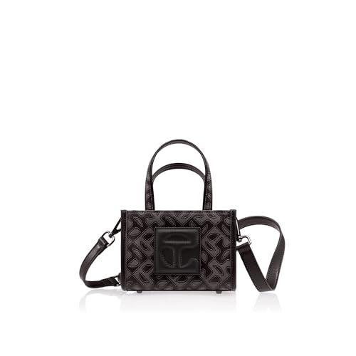 Telfar Small Jacquard Bag - Black Monogram