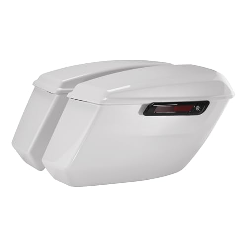 Alforjas duras HR3 White Onyx Pearl compatibles con modelos Road Glide y Street Glide 2024-2025, ajuste para FLHXSE FLTRXSE 2023-later, FLTRXSTSE 2024-later, FLHXU 2025-later miniatura 2