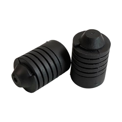 Mogankey Hood Stop Bumpers Rubber, Black, Compatible with Nis-san Teana Sunny Bluebird Tiida Sylphy, Front, Natural Rubber, 2 Pack