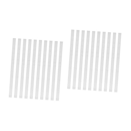 Gogogmee 2sets Book Repair Glue Sticks Craft Tape for Scrapbooking 3mm Wide Binding Tape Strip Glue Binding Strips Office Supply Multi-use for Books 10pcs*2